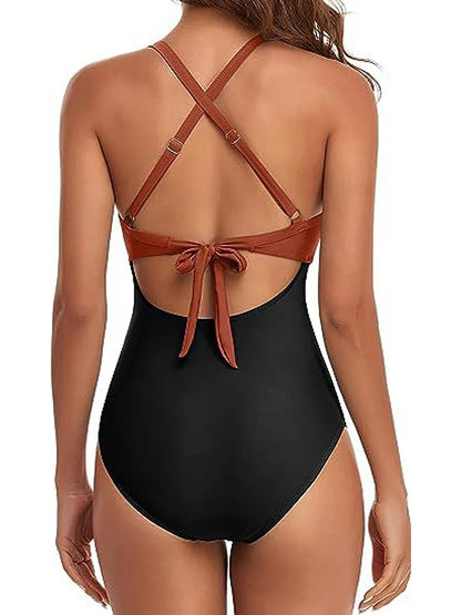 2026 Plain Ruched Swimsuit Women One Piece Solid Swimwear Female Beachwear Bathers Bathing Swimming Swim Bodysuit Summer
