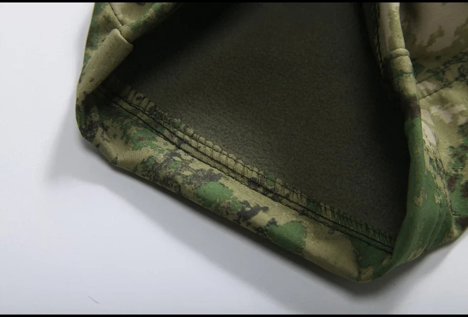 Tactical Pants Soft Shell Fleece Cargo Pants Men Hunting Pants Camouflage  Pant Casual Trousers Unisex Waterproof