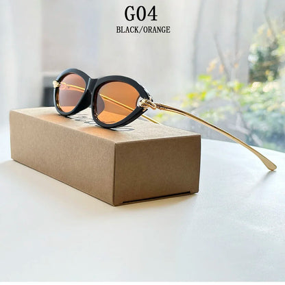 Designer Cat Eye Sunglasses Women Trendy 2026 Fashion Glasses Vacation Shades Luxe  Lunette Soleil Femme Lentes De Sol Mujer Sun