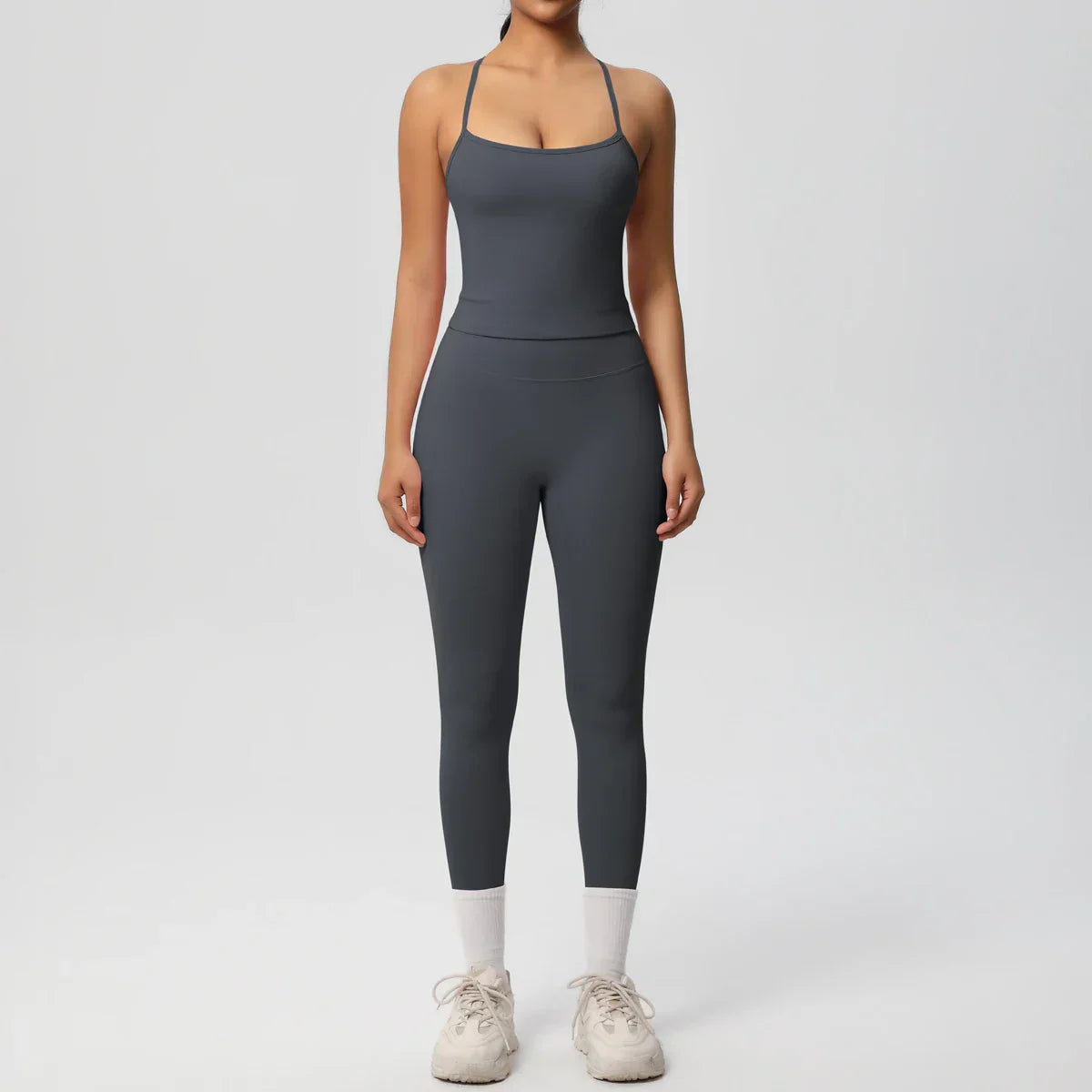 2PCS Yoga Set Nude Feeling Workout Sets Women Tracksuit Gym Push Up Fitness Running Workout Sportwear Sport Bra Leggings Suit