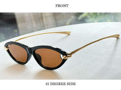 Designer Cat Eye Sunglasses Women Trendy 2026 Fashion Glasses Vacation Shades Luxe  Lunette Soleil Femme Lentes De Sol Mujer Sun