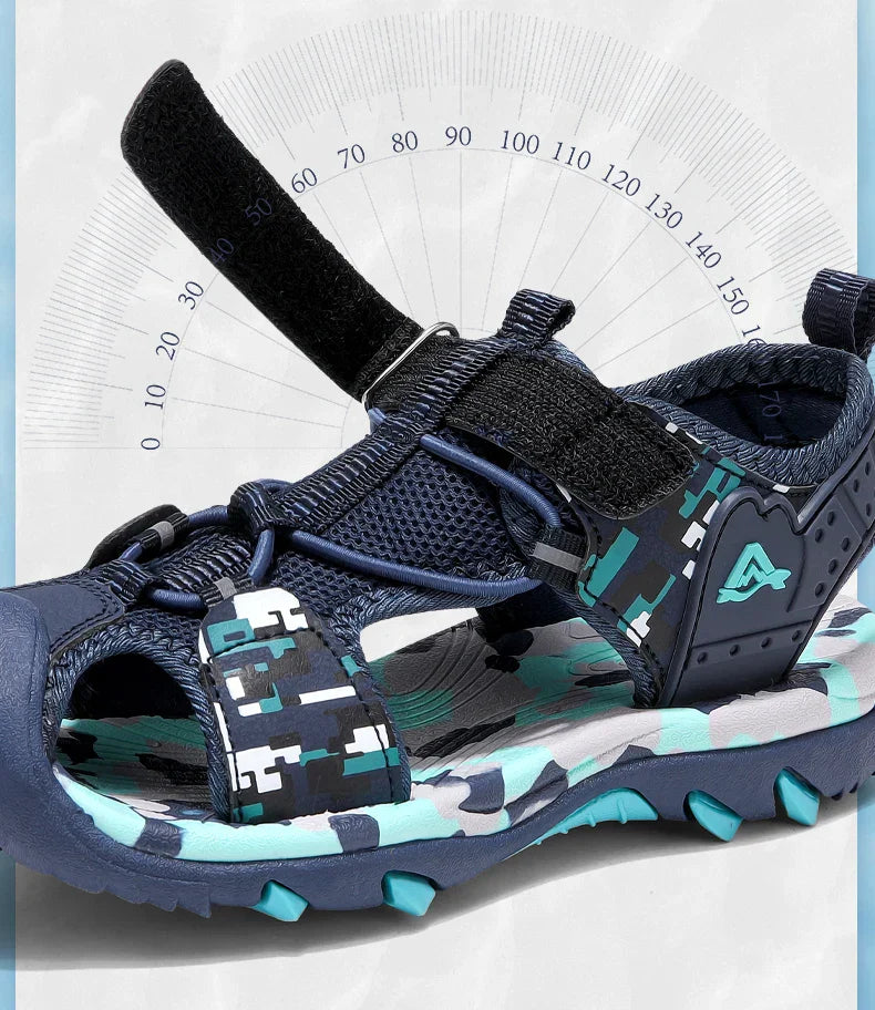 Summer Boys Sandals Casual Children Kids Outdoor Shoes Rubber School Breathable Open ToeBoy Beach Fashion Sandal