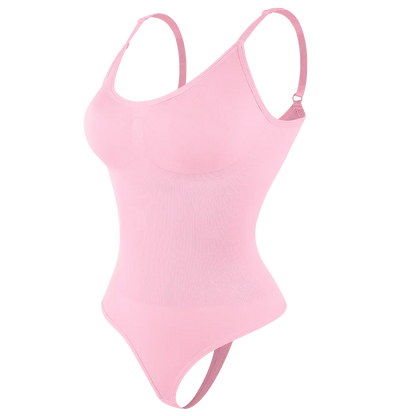 Bodysuit Women Shapewear Tummy Control Butt Lifter Body Shaper Smooth Invisible Under Dress Slimming Underwear Low Neck Jumpsuit