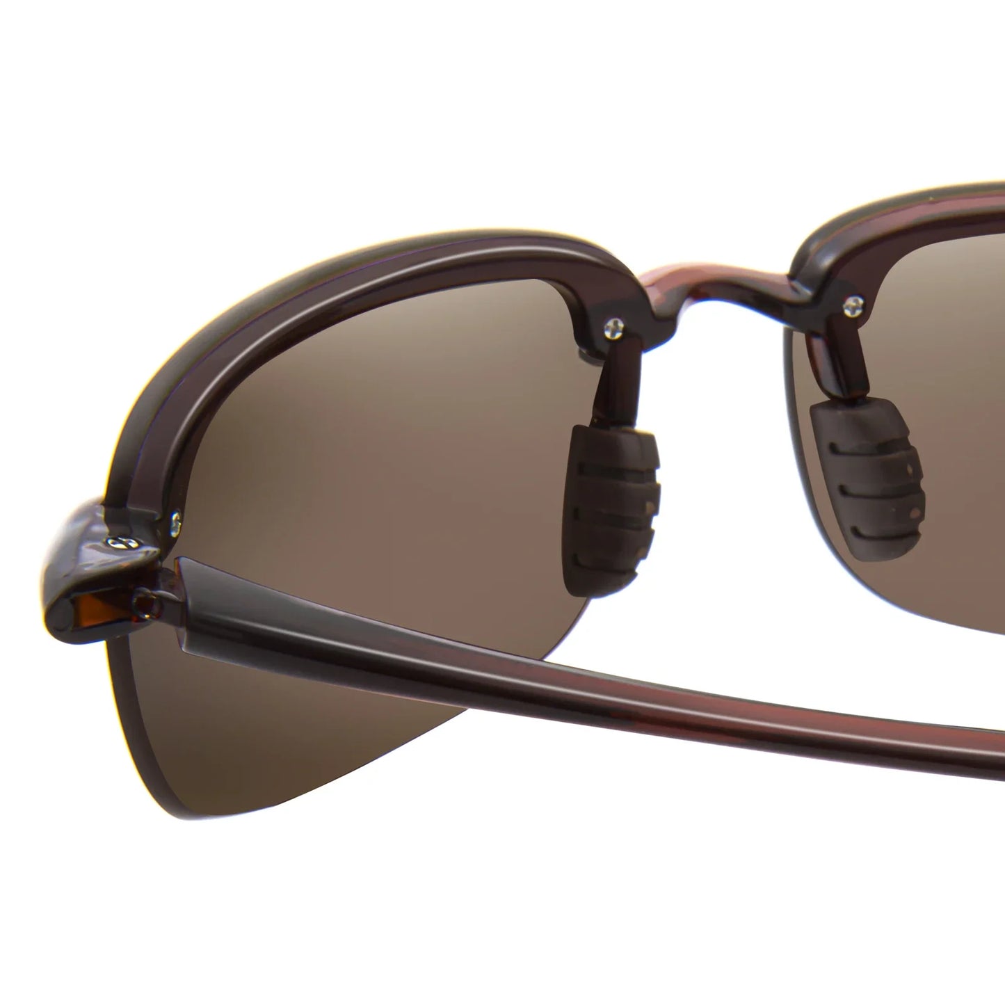 Rimless Polarized Sports Sunglasses Men&Women Tr90 Frame for Running Fishing Baseball Driving （8001）