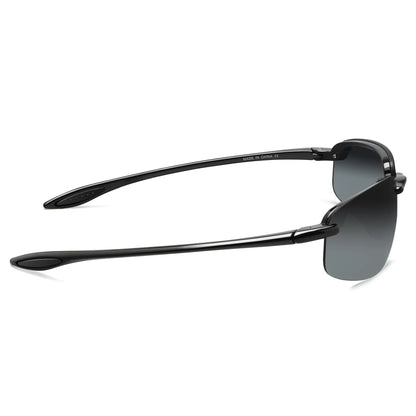 Unisex Sports Sunglasses UV400 Rimless Ultralight Frame for Cycling Driving Running - MJ8001