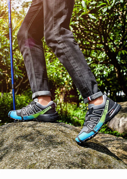 Waterproof Hiking Shoes Men‘s Outdoor Trekking Sneakers Mountain Climbing Camping Trainers Hunting Tactical Boots Bike Shoe Male