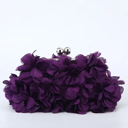 Flower Dinner Purse Designer Floral Chain Crossbody Bride Handbag Clutches Woman Petal Evening Party Clutch Wedding Dress Bag
