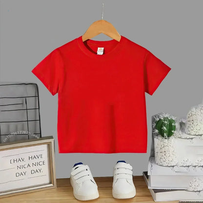 Children Clothes Brand Letters Print T-shirt 3-12Yrs Boys Girls Short-sleeved Top+Shorts Casual Fashion Sports Set Clothing