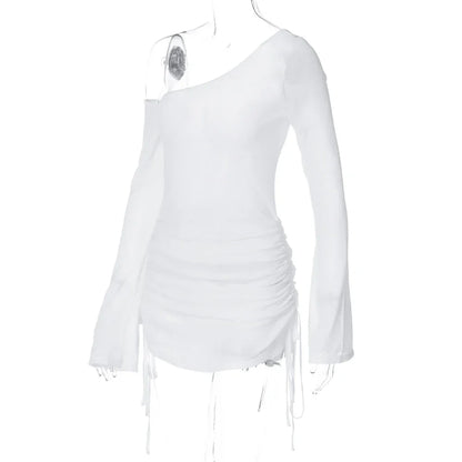 Sheer Swimsuit Coverup for Women Bathing Suit Cover Up Swimwear Drawstring Beach Bikini Dress Shirt for Poolside Seaside Party