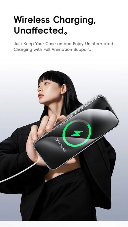 Magnetic Case for iPhone 17 16 15 14 Pro Max for MagSafe Wireless Charging PC Case for iPhone 13 12 11 Pro Max Funda Case