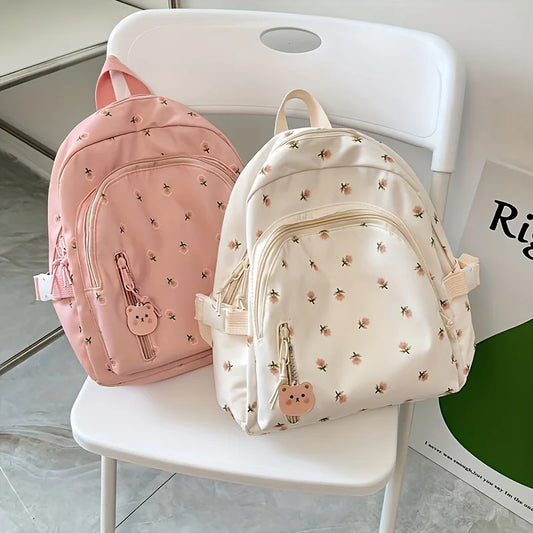 Mini Backpack Ins Niche Japanese and Korean Style Elementary School Student Bag Printed Small Backpack New Casual Backpack