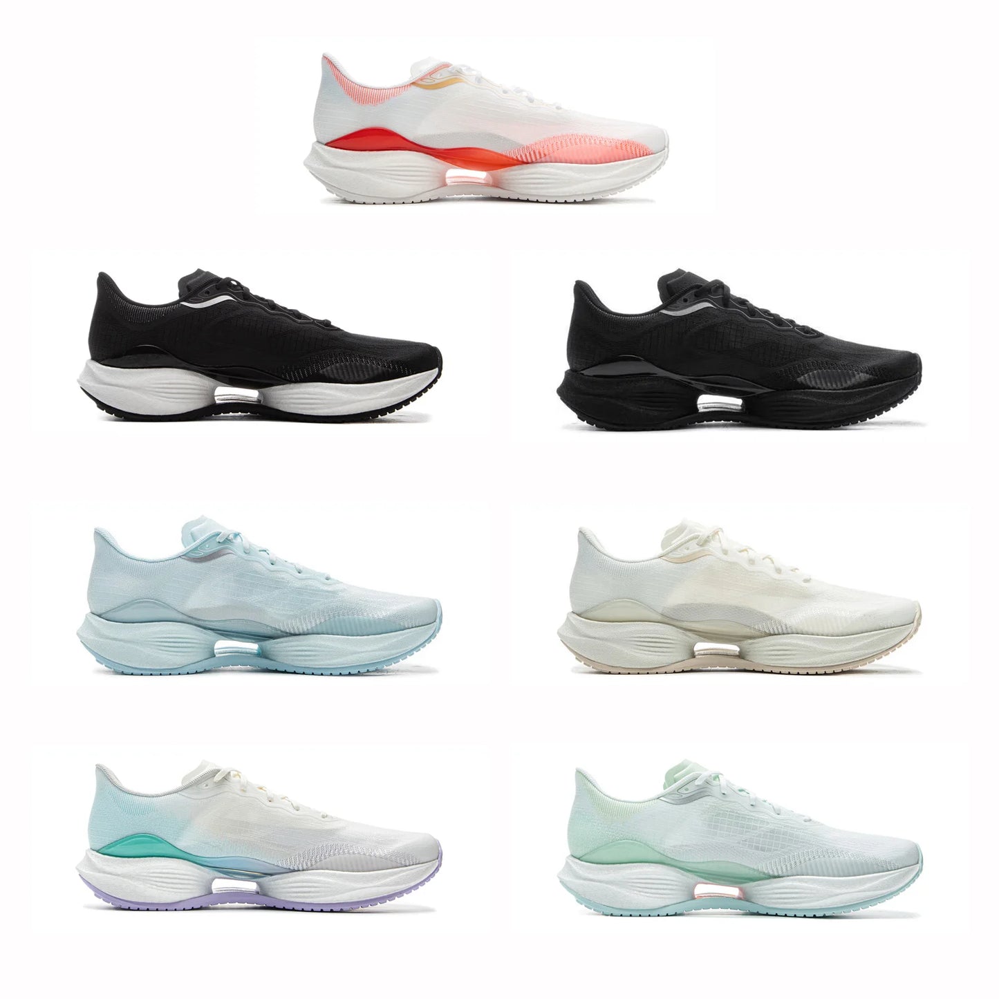 Women's SUPER LIGHT 22 Light Running Shoes TEMPO BOUNSE Cushion BOOM FIBER LiNing Wearable Anti-Slip Sneakers ARBV002