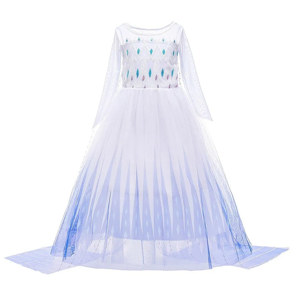 Kids Encanto Mirabel Isabela Dolores Costume Girls Elsa Belle Rapunzel Mermaid Carnival Cosplay Dress Children Princess Clothes