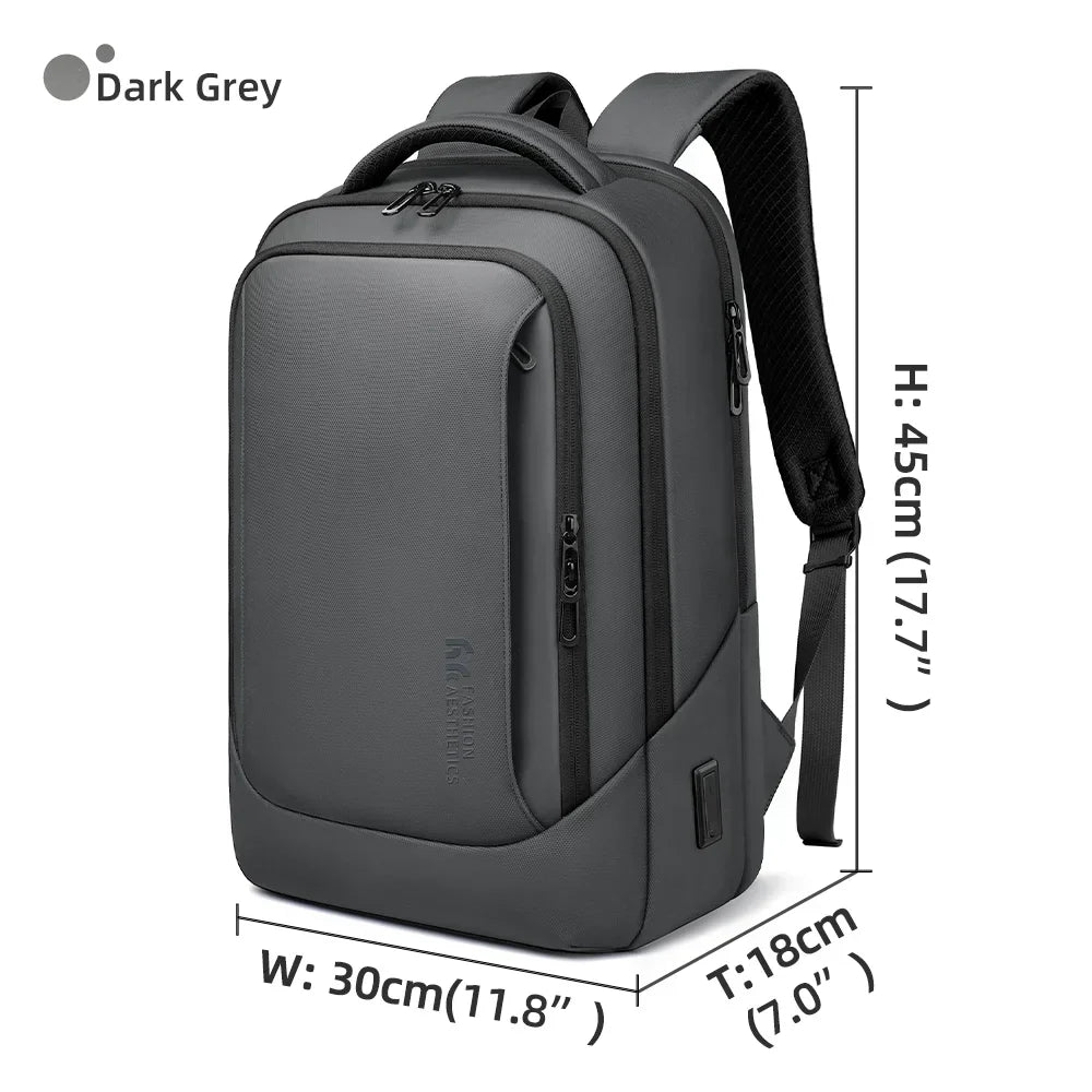 Men's Designer Laptop Bag Waterproof School Bags for College Boys Male Business Sports Travel Backpack Men With USB Charging
