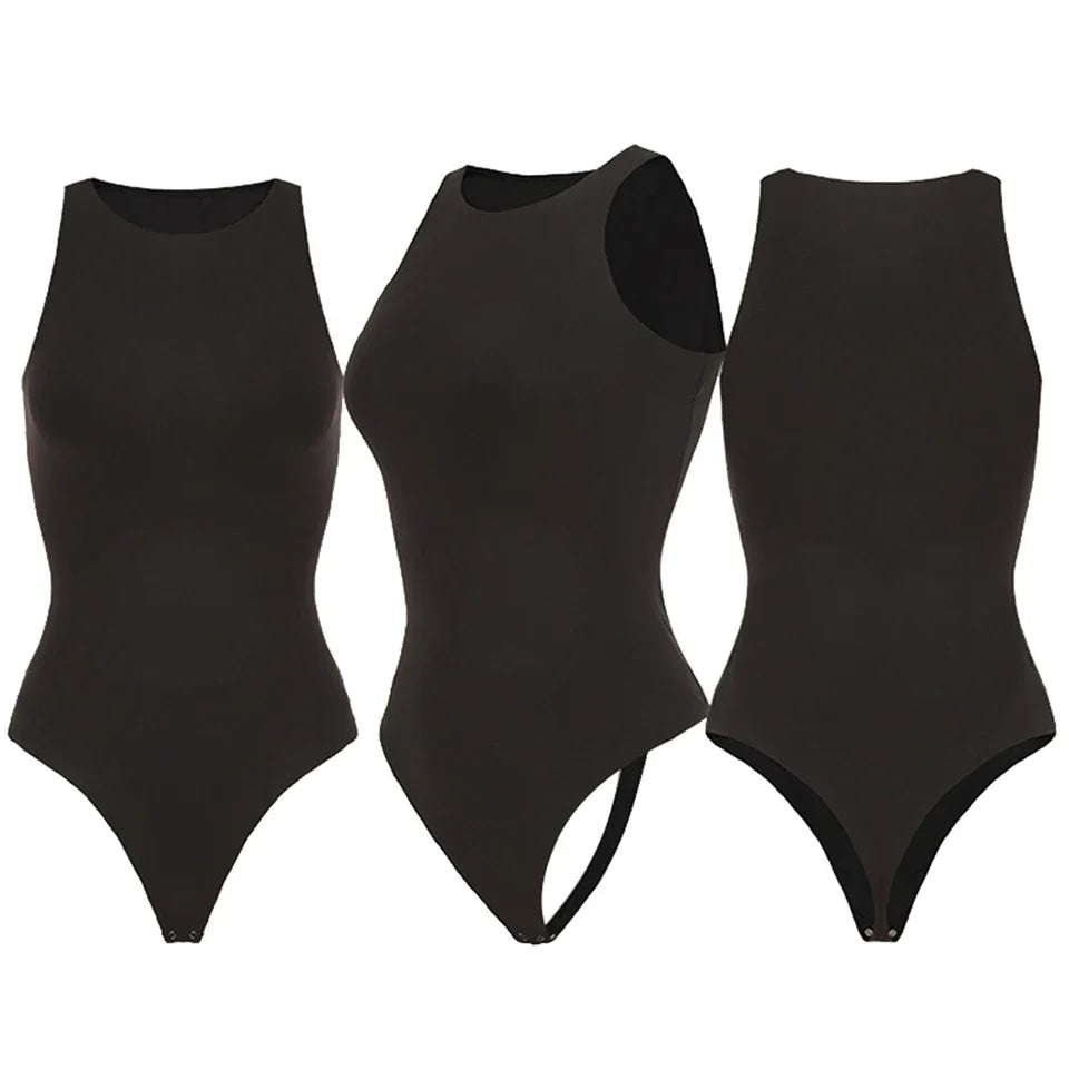 Female Underwear Belly Reducing Shapewear Tank Top Open The Crotch Lift The Buttocks Seamless Bodysuit Women