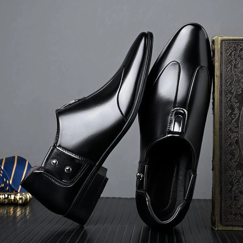 Summer Men's Breathable Mesh Casual Fashion Black/White Leather Board Shoes Comfortable Insole Suitable for Business Occasions