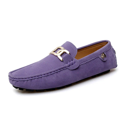 2025 New Handmade Beanie Shoes Men's Soft Sole Slip-On Casual Lazy Shoes Breathable Trbottomy Easiest for Match Large Size