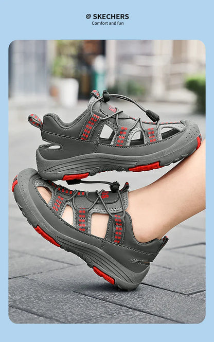 Summer New Children's Outdoor Beach Sandals Anti slip and Wear Resistant Mountaineering Shoes Fashion Casual Breathable Sandals