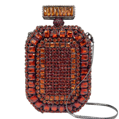 High Quality Luxury New Design Perfume Bottle Diamond Bag, Diamond Wedding Party, Handbag, Evening Bag, Crystal Clutch