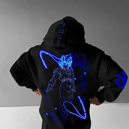 Dragon Ball Super Men's Hoodie Sweater Goku Japan Anime Summer Autumn Boy Children's Long Sleeve Versatile Parent-Child Wear