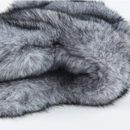Bumper Hat Thick Warm Winter Fluffy Fur Hats for Men Women Windproof Snow Ski Earflap Cap Male Female Russian Hat Ushanka
