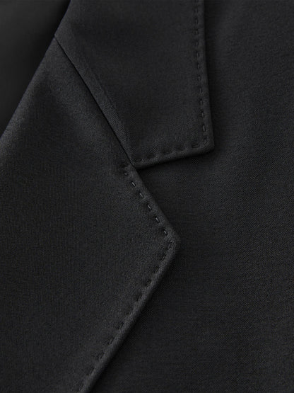 Chic Double-breasted Casual Blazer Jacket for Women Spring 2025 New Style High-end Loose Lazy Style Top 25FS11097