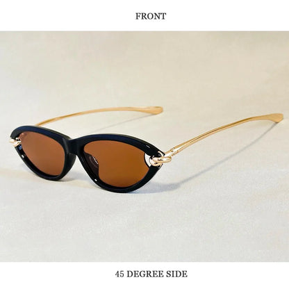 Fashion Oval Sunglasses Women 2026 Luxury Vintage New Cat Eye Sunglass Glasses Luxe Lunette Soleil Femme Lentes De Sol Mujer