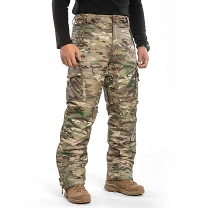 Winter Outdoor Camouflage Tactical Military Warmth Mountaineering Hiking Men Splash and Wind Proof Ski Pant