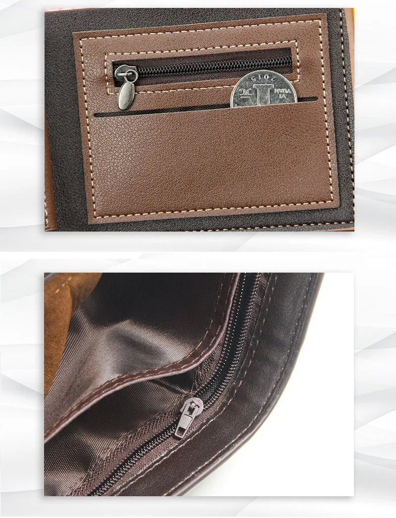 Portefeuilles Homme Mini Porte-monnaie Classique Slim Porte-photo Petit Portefeuille Homme Qualité Porte-cartes Cuir Givré Homme Sacs