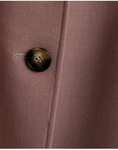 The Ultimate Store Hit~ Women's Mid-Length Oversized Blazer with Shoulder Pads for Petite Figures, Casual Suit Jacket