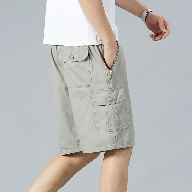 Men's Quick Dry Cotton Short Relaxed Fit Casual Sweat Shorts Joggers Big Size 6XL Man Beach Print Shorts Swimsuit
