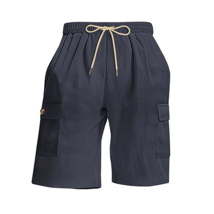 American Men's Heavy Loose Four Seasons Hip Hop Casual Sports Running Corduroy Tooling Shorts