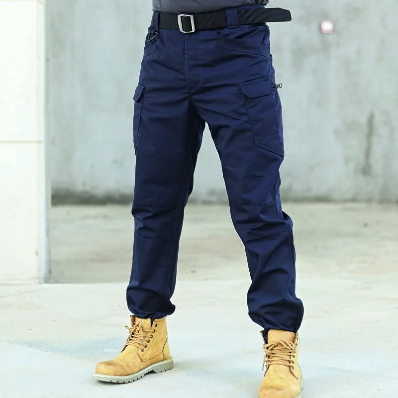 Men's Cargo Pants Multi Pocket Tactical Men Pants Casual Military Army Combat Trousers Waterproof Hiking Pants Plus Size 6Xl