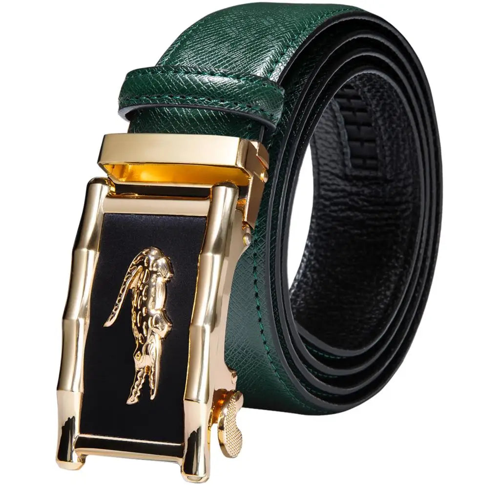 Men's Orange Brown Belt for Jeans New Yellow Green Blue Leather Jeans Belts Fashion Cowboy Genuine Leather Belt Strap