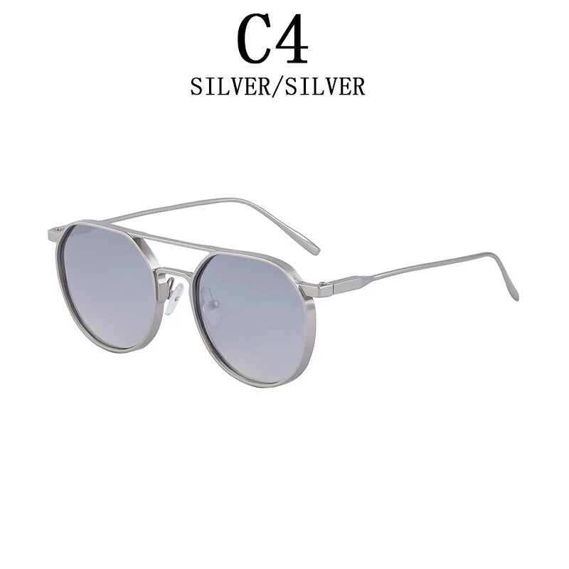 Vintage Punk Sunglasses For Men 2023 Retro Oval Steampunk Round Shades Luxury Lunette De Soleil Homme Gafas De Sol Hombre Lentes