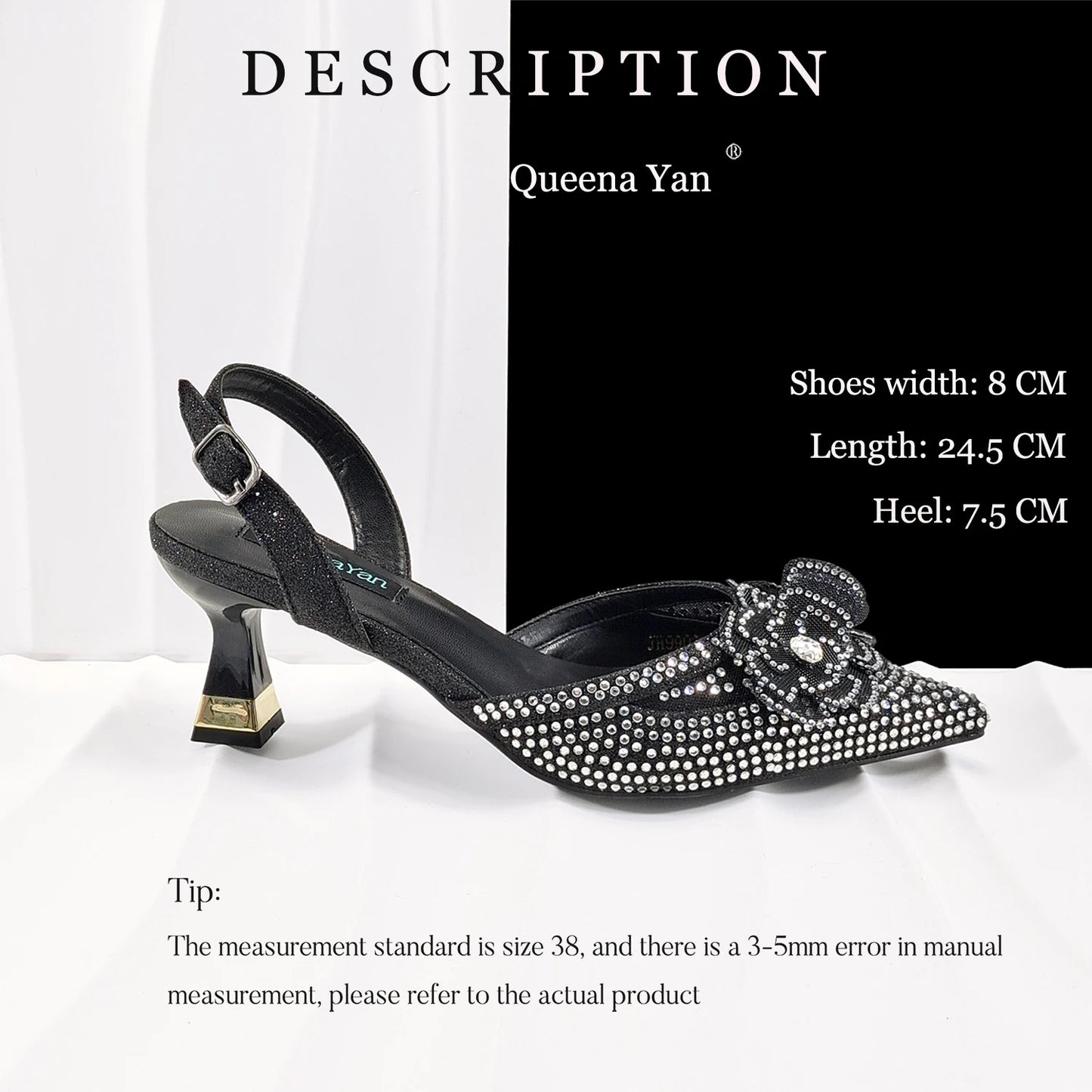 Elegant African-Inspired Evening Shoes and Handmade Clutch Set Pointed Toe High-Heel Women's Footwear and Matching Bag
