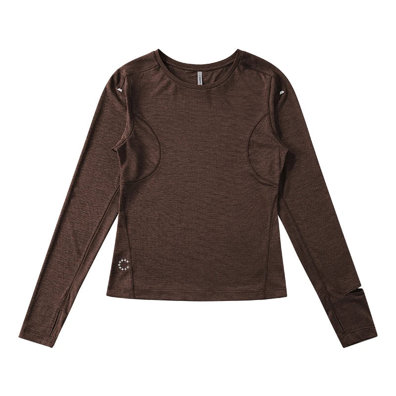 Rudolf Lightweight Quick - Dry Long - Sleeve Running T - Shirt | Breathable Outdoor Top  Summer Women's Long-sleeve Sportswear