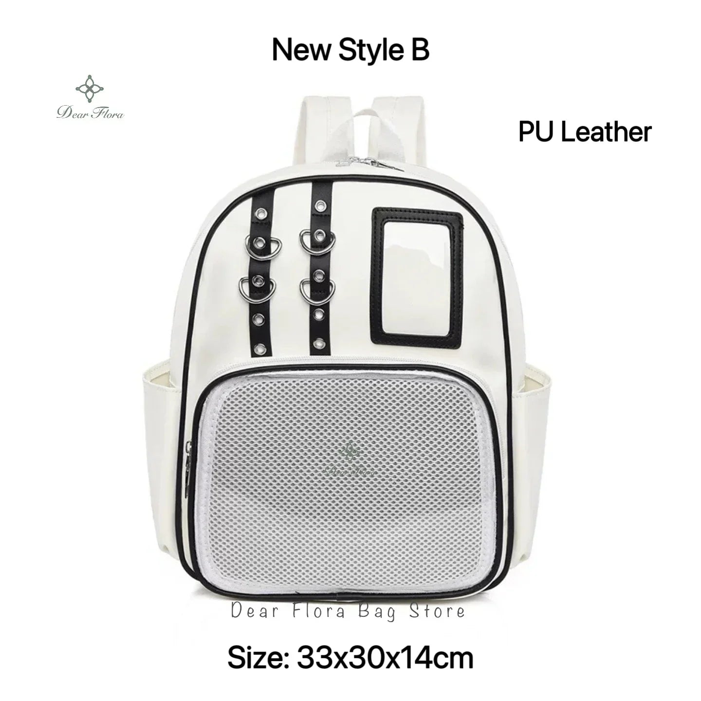 Cute Mini Backpack Women Kawaii Ita Bag Sweet Girl Transparent Rucksack DIY Personality Display Knapsack Lolita Shoulder Bag