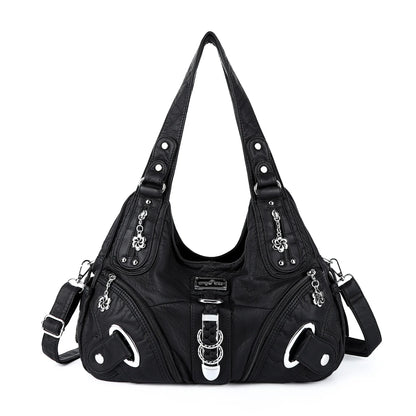 Women Handbags Fashion Leopard Shoulder Bag Large Tote Top-handle Shopping Pack Multifunctional Satchel Lady Hobos  Big Purse