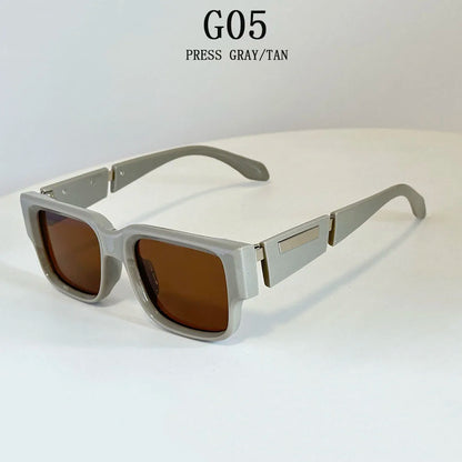 Square Sunglass Men Vintage Luxury Sunglasses Women 2025 Retro Fashion Glasses Vacation Gafas De Sol Hombre Lunette Soleil Femm