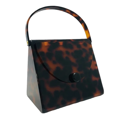 New Brand Acrylic Evening Bags Black Amber Leopard Clutch Purse Luxury Designer Women Wallet Wedding Bridal Party Prom Handbag