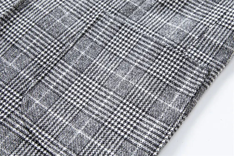 2025 New Business Dinner Gentleman Slim Gentleman Group Dress Fashion Men British Style Dress Best Man Plaid Plaid Plaid Blazer