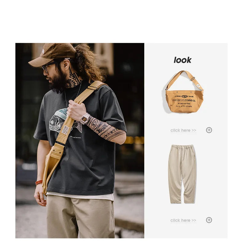 Vintage Flocked Print Short-sleeved T-shirts Animal Pattern Cotton Round Neck Tops for Men's Summer Casual Loose Fit Tee