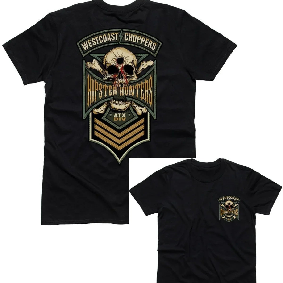New 2026 West Coast Choppers  Graphic Tee 100% Cotton Round Neck Casual Regular Fit Unisex T-shirt  Summer Top