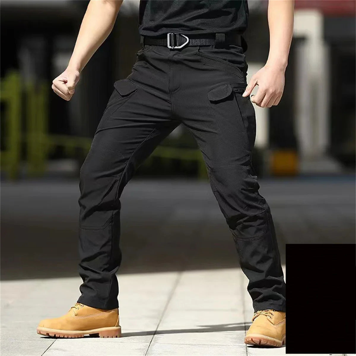 Plus Size Men's Elastic Tactical Pants Camping Hiking Fishing Trekking Climbing Outdoor Trousers Quick Dry Sports