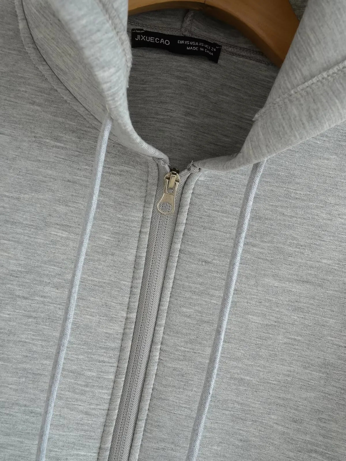 2026 Casual Women's Soild Zipper Hoodie Long Sleeve Big Pocket Zipper Jacket With Hood Female Loose Outerwear Coat Tops