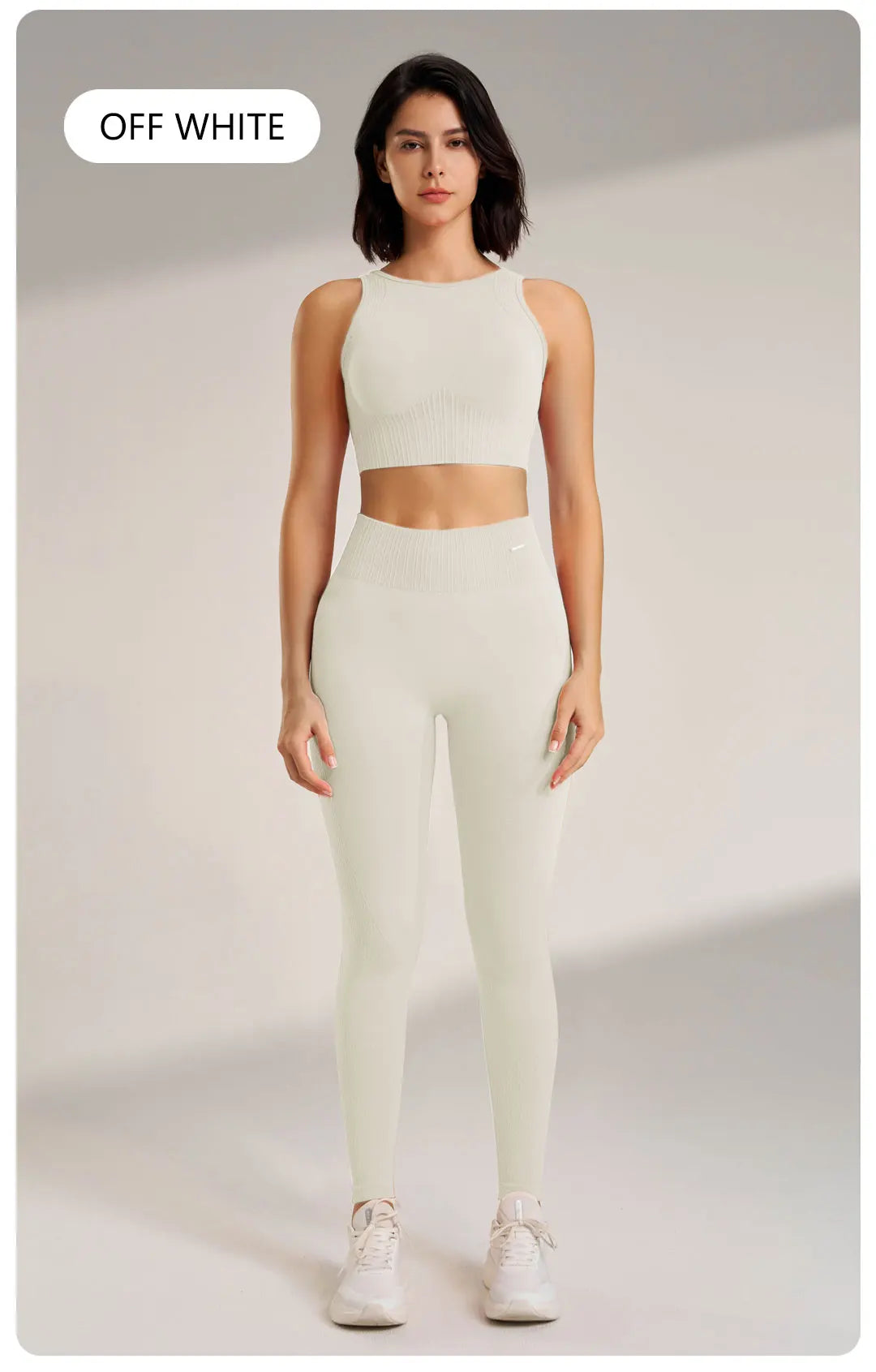 Yoga Clothing Set Women's High Waisted Leggings and Top Two Piece Seamless Fitness Exercise Clothing Fitness Underwear plus size