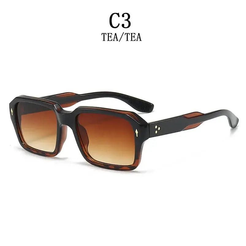 Square Sunglass Men Fashion Sunglasses Women 2025 Trendy Vintage Fashion Glasses Retro Gafas De Sol Hombre Lunette Soleil Femme