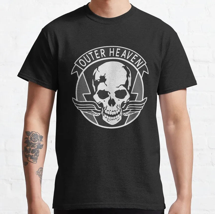Men's Metal Gear Kojima Productions T Shirts MGS Hideo Kojima T-Shirt Death Stranding Cotton Tops Short Sleeve Tees Printed