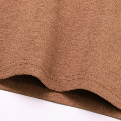 2026 Korean Style Men's Casual and Fashionable One Button V-neck Solid Color Short Sleeved T-shirt Summer Versatile Top
